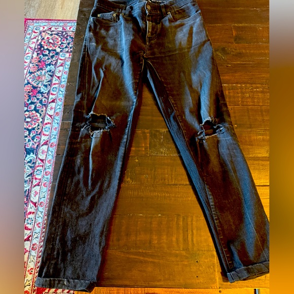 Saint Laurent Black D02 Jeans - Distressed (2017) - Picture 1 of 4